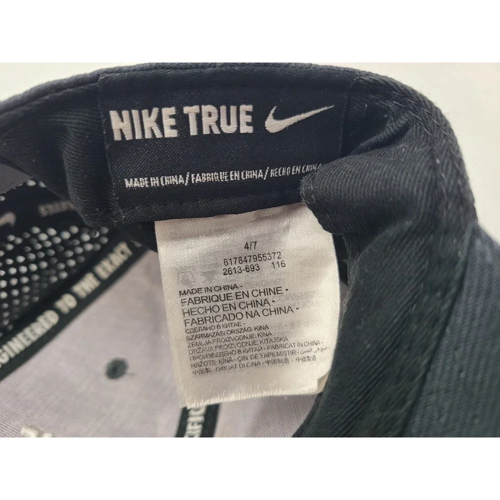 Youth Size 4-7 Nike Air True Snapback Hat Cap‎ Polyester Swoosh Logo Boys Gray